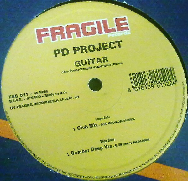 PD Project - Guitar | Fragile Records (FRG 011)