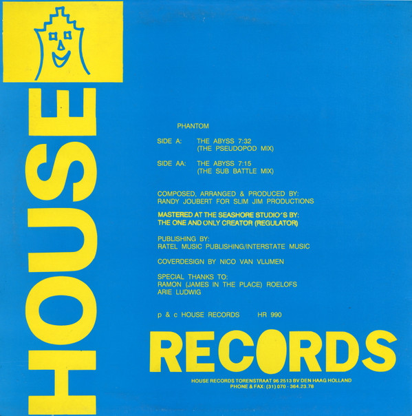 Phantom - The Abyss | House Records (HR 990) - 2