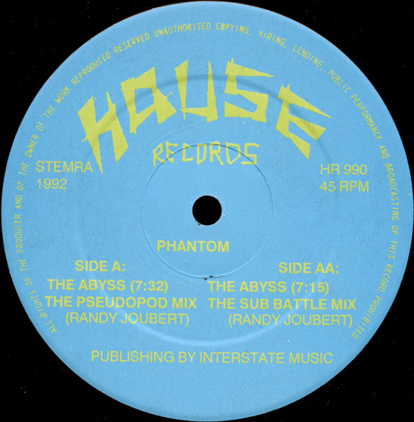 Phantom - The Abyss | House Records (HR 990) - 3