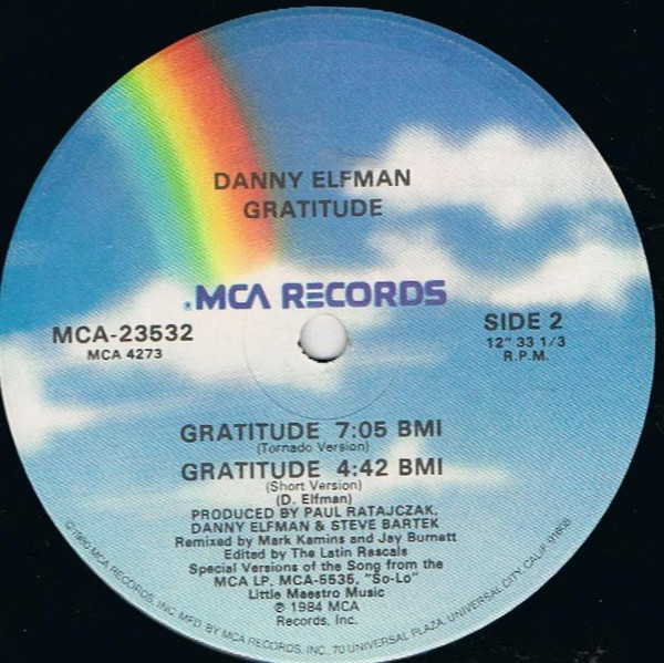 Danny Elfman - Gratitude | MCA Records (MCA-23532) - 4 Danny Elfman - Gratitude | MCA Records (MCA-23532) - 4