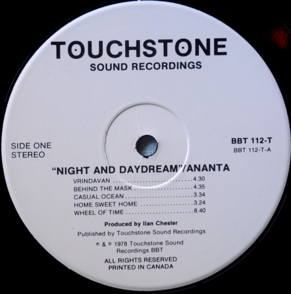 Ananta - Night And Daydream | Touchstone Sound Recordings (BBT 112T) - 3 Ananta - Night And Daydream | Touchstone Sound Recordings (BBT 112T) - 3