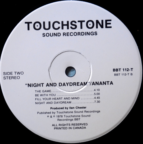 Ananta - Night And Daydream | Touchstone Sound Recordings (BBT 112T) - 4 Ananta - Night And Daydream | Touchstone Sound Recordings (BBT 112T) - 4