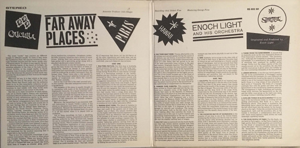 Enoch Light And His Orchestra - Far Away Places | Command (RS 822SD) - 2