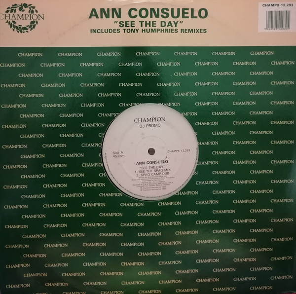 Ann Consuelo - See The Day | Champion (CHAMPX 12.293) - main