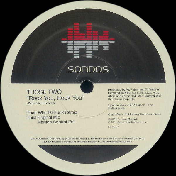 Those Two - Rock You, Rock You | Sondos (SON 07) - 3