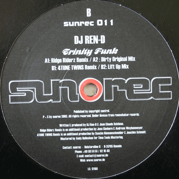 DJ Ren-D - Trinity Funk | Sunrec (sunrec011)