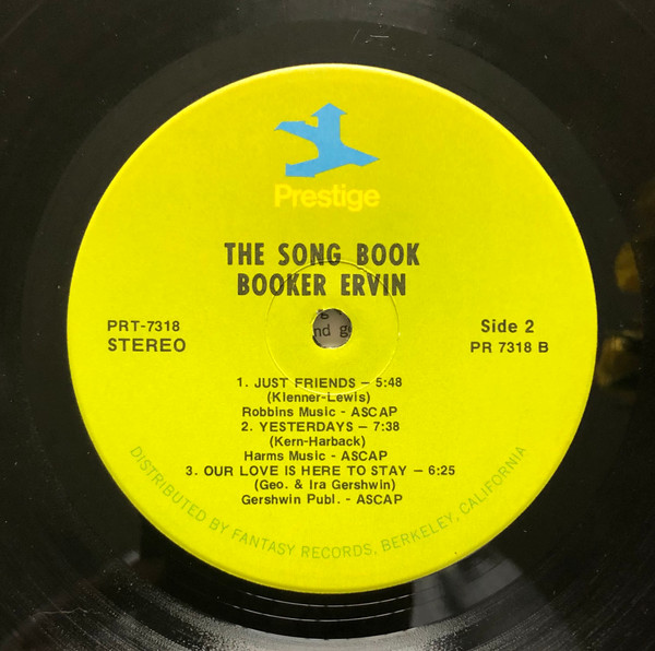 Booker Ervin - The Song Book | Prestige (PRST 7318) - 3 Booker Ervin - The Song Book | Prestige (PRST 7318) - 3