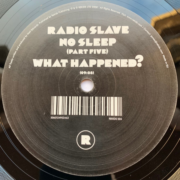 Radio Slave - No Sleep (Part Five) | REKIDS (REKIDS 024) - 2 Radio Slave - No Sleep (Part Five) | REKIDS (REKIDS 024) - 2