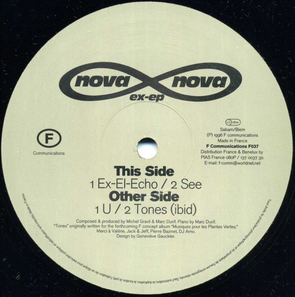Nova Nova - Ex-EP | F Communications (F 037) - 2