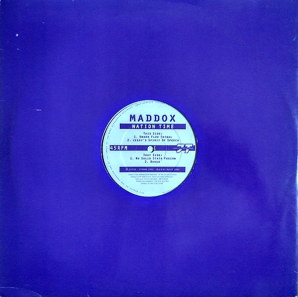 Maddox - Nation Time | Jazz Tracks Records (DT 05) - 3