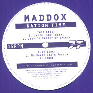 Maddox - Nation Time | Jazz Tracks Records (DT 05) - main