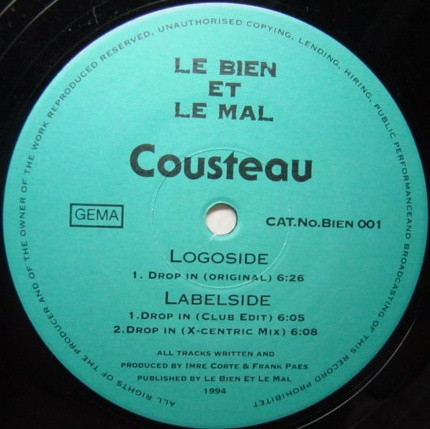 Cousteau - Drop In | Le Bien Et Le Mal (BIEN 001) - 2