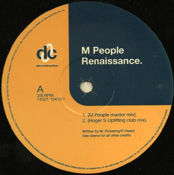 M People - Renaissance | Deconstruction (74321 19413 1) - 3