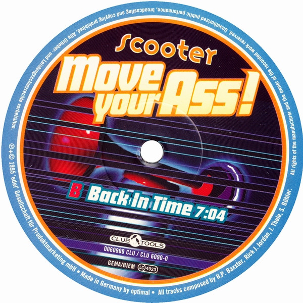 Scooter - Move Your Ass! | Club Tools (0060900 CLU) - 4 Scooter - Move Your Ass! | Club Tools (0060900 CLU) - 4