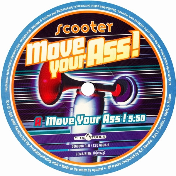 Scooter - Move Your Ass! | Club Tools (0060900 CLU) - 3 Scooter - Move Your Ass! | Club Tools (0060900 CLU) - 3