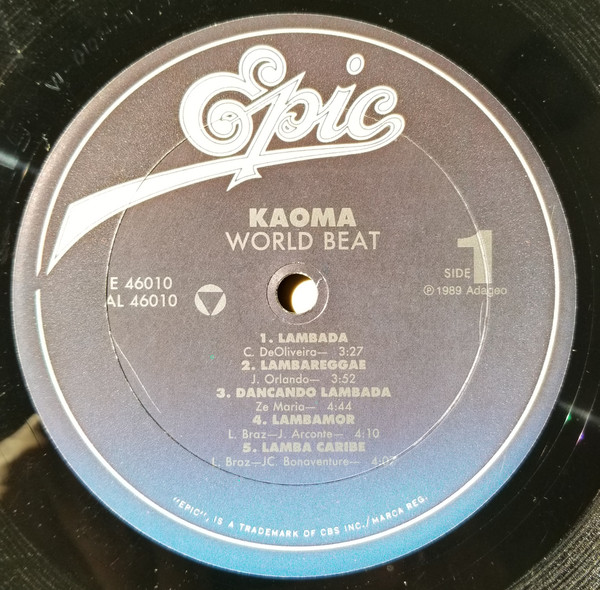 Kaoma - Worldbeat | Epic (E 46010) - 4