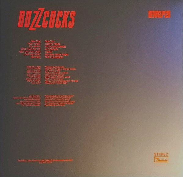 Buzzcocks - Another Music In A Different Kitchen | Domino (REWIGLP126) - 2 Buzzcocks - Another Music In A Different Kitchen | Domino (REWIGLP126) - 2