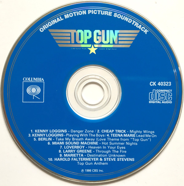 Various - Top Gun Original Motion Picture Soundtrack | Columbia (CK 40323) - 4 Various - Top Gun Original Motion Picture Soundtrack | Columbia (CK 40323) - 4