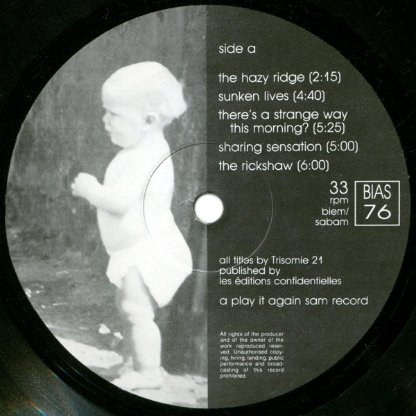 Trisomie 21 - Million Lights - A Collection Of Songs By Trisomie 21 | Play It Again Sam Records (BIAS 76) - 3