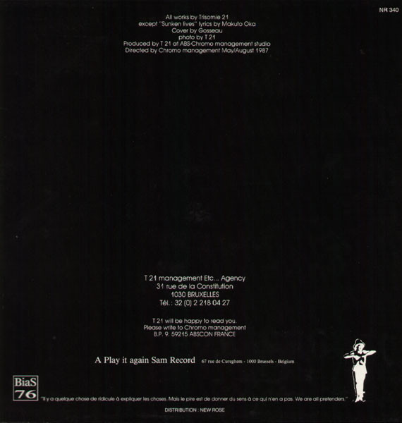 Trisomie 21 - Million Lights - A Collection Of Songs By Trisomie 21 | Play It Again Sam Records (BIAS 76) - 2