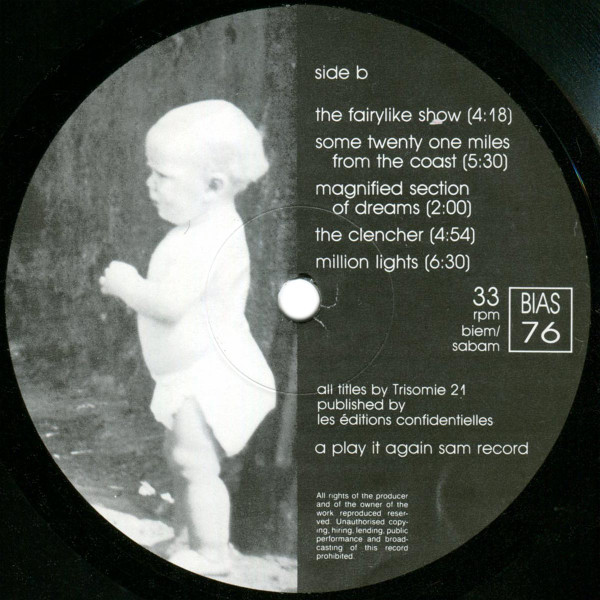 Trisomie 21 - Million Lights - A Collection Of Songs By Trisomie 21 | Play It Again Sam Records (BIAS 76) - 4