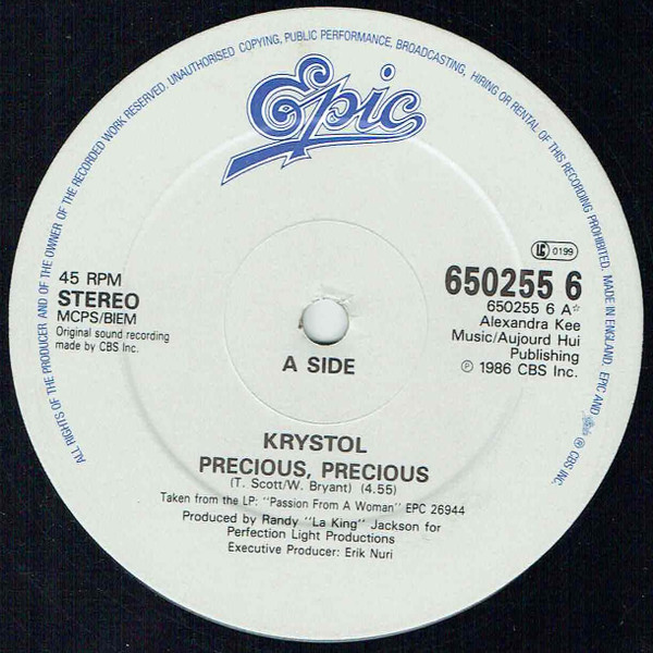 Krystol - Precious, Precious | Epic (650255 6)