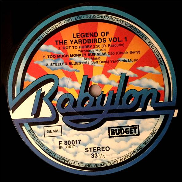 Legend Of The Yardbirds Vol. 1