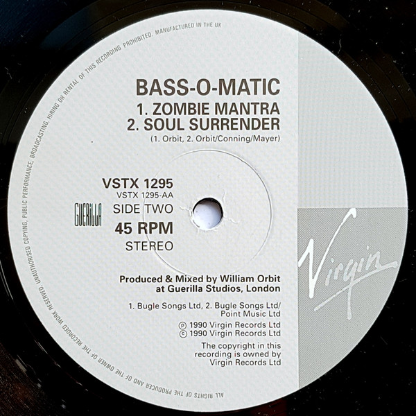 Bassomatic - Ease On By (Remix) | Virgin (VSTX 1295) - 4