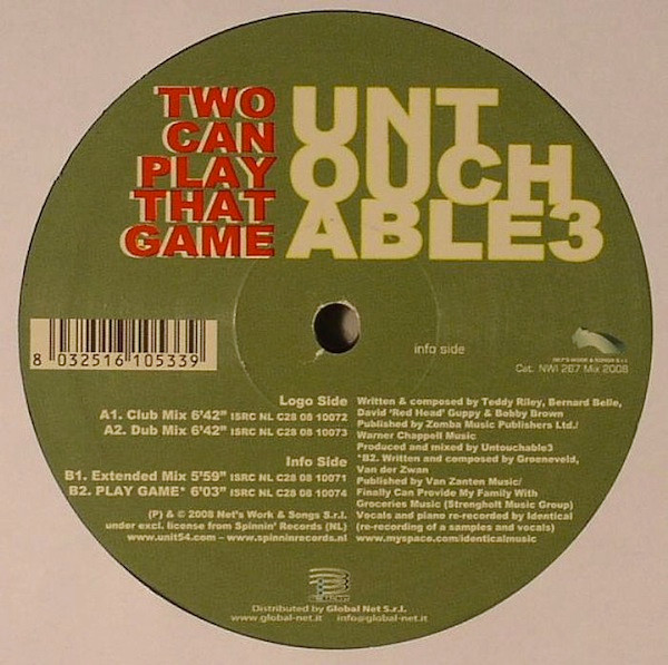 Untouchable 3 - Two Can Play That Game | Net's Work International (NWI 267 Mix 2008) - 3 Untouchable 3 - Two Can Play That Game | Net's Work International (NWI 267 Mix 2008) - 3