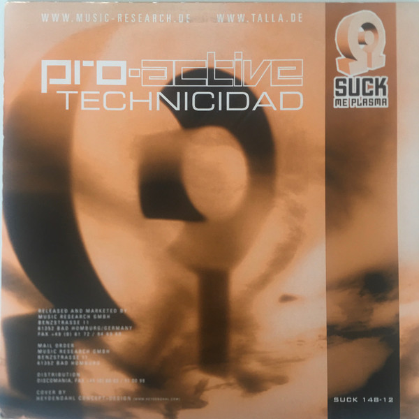 Pro-Active - Technicidad | Suck Me Plasma (SUCK 148-12) - 2 Pro-Active - Technicidad | Suck Me Plasma (SUCK 148-12) - 2