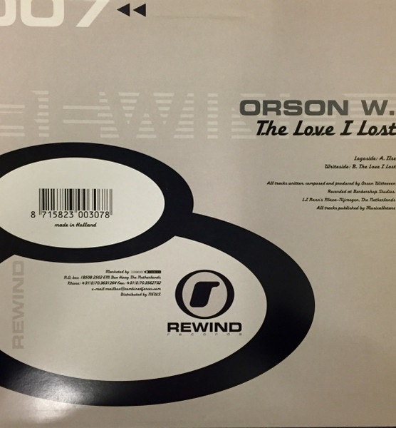 Orson W. - The Love I Lost | Rewind Records (REWIND 007) - 2