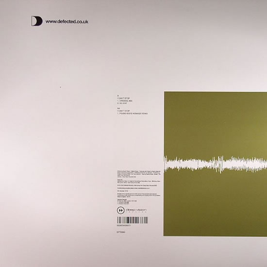 Sandy Rivera - I Can't Stop | Defected (DFTD063) - 2 Sandy Rivera - I Can't Stop | Defected (DFTD063) - 2