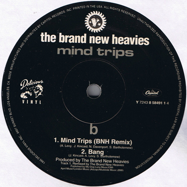 The Brand New Heavies - Mind Trips | Delicious Vinyl (Y 7243 8 58491 1 4) - 3 The Brand New Heavies - Mind Trips | Delicious Vinyl (Y 7243 8 58491 1 4) - 3