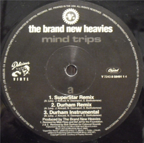 The Brand New Heavies - Mind Trips | Delicious Vinyl (Y 7243 8 58491 1 4) - 2 The Brand New Heavies - Mind Trips | Delicious Vinyl (Y 7243 8 58491 1 4) - 2