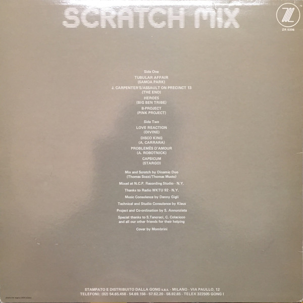 Various - Scratch Mix | Zanza Records (ZR 0306) - 2 Various - Scratch Mix | Zanza Records (ZR 0306) - 2