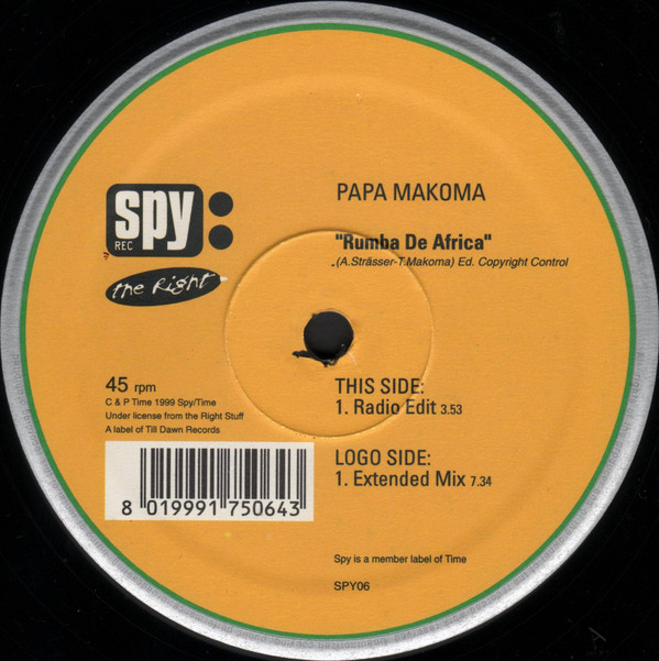 Papa Makoma - Rumba De Africa | Spy Rec (SPY 06) - 3