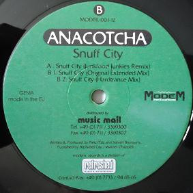 Anacotcha - Snuff City | Modem Records (MODTR-001-12) - main