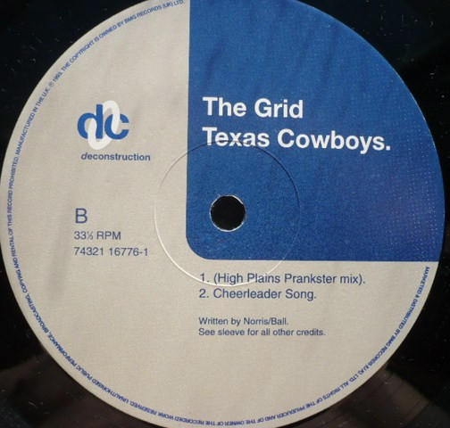 The Grid - Texas Cowboys | Deconstruction (74321 16776-1) - 3 The Grid - Texas Cowboys | Deconstruction (74321 16776-1) - 3