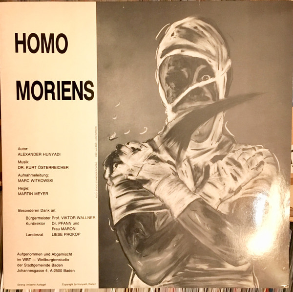 Alexander Hunuyadi - Homo Moriens | Rst Records (RST 30387) - main