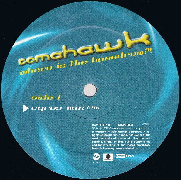 Tomahawk - Where Is The Bassdrum?! | Fuel Records (0927-40387-0) - 3