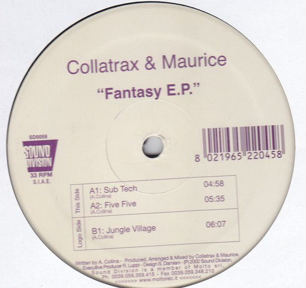 Collatrax & Maurice - Fantasy E.P. | Sound Division (SD0059) - 3 Collatrax & Maurice - Fantasy E.P. | Sound Division (SD0059) - 3