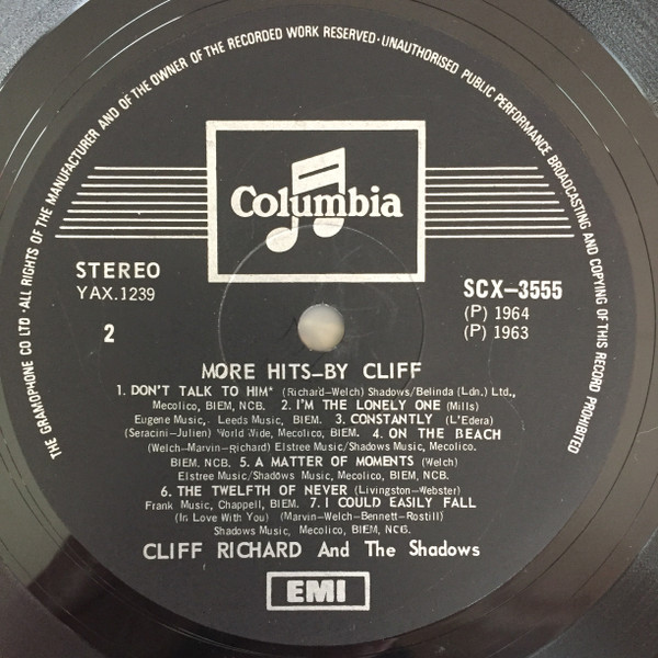 More Hits - By Cliff