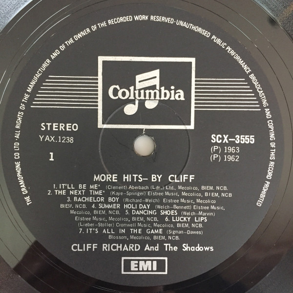 More Hits - By Cliff