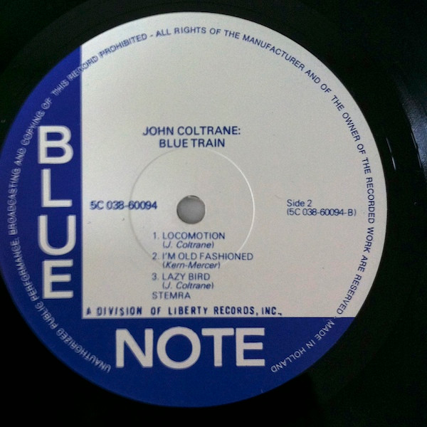 John Coltrane - Blue Train | Blue Note (5C 038-60094) - 4 John Coltrane - Blue Train | Blue Note (5C 038-60094) - 4