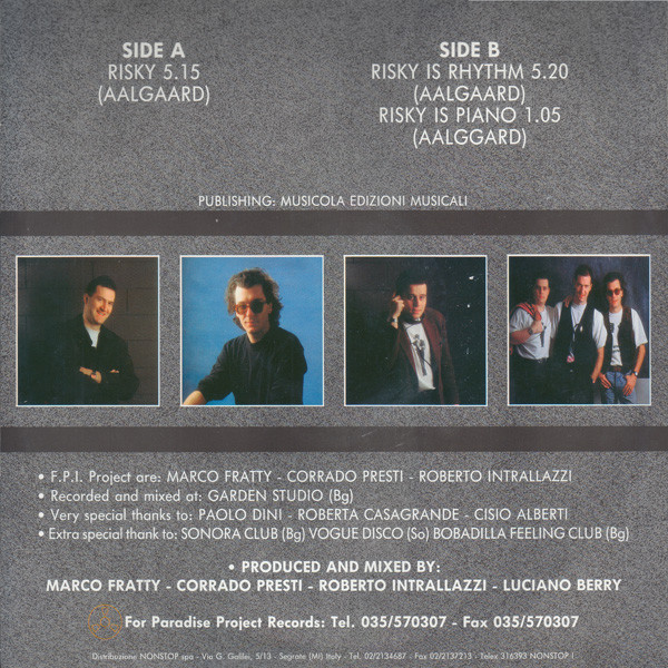 FPI Project - Risky | Paradise Project Records (PPR 001) - 4