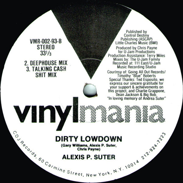 Alexis P. Suter - Dirty Lowdown | Vinylmania (VMR-002-93) - 2