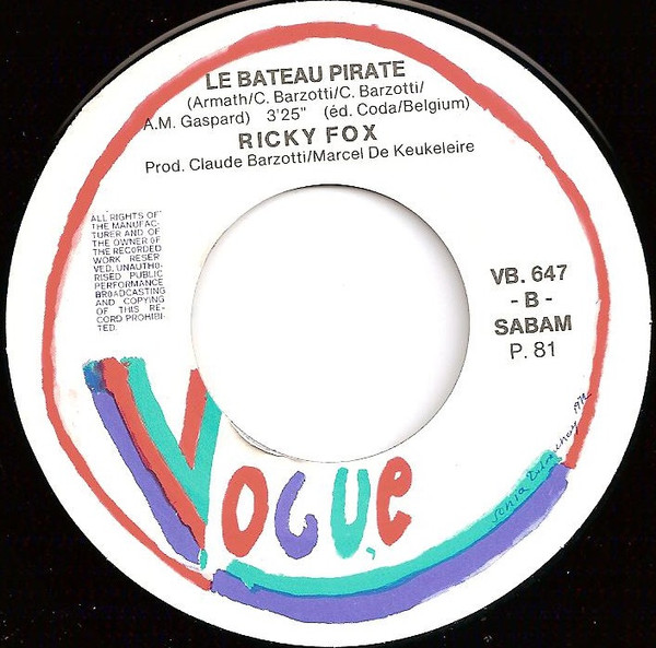 Ricky Fox - Le Petit Poucet | Vogue (VB. 647) - 4