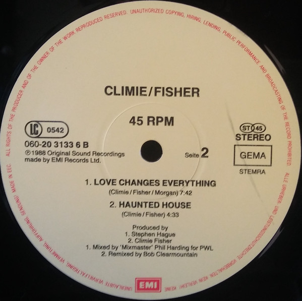 Climie Fisher - Love Like A River | EMI (20 3133 6) - 4