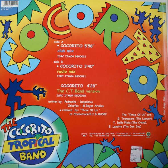 The Cocorito Tropical Band - Cocorito | B.I.G. Music (BIG 006) - 2