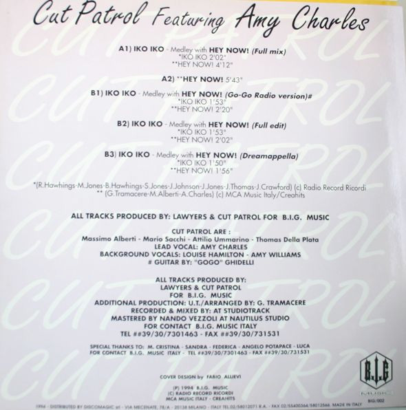 Cut Patrol featuring Amy Charles - Iko Iko | B.I.G. Music (BIG 002) - 2 Cut Patrol featuring Amy Charles - Iko Iko | B.I.G. Music (BIG 002) - 2